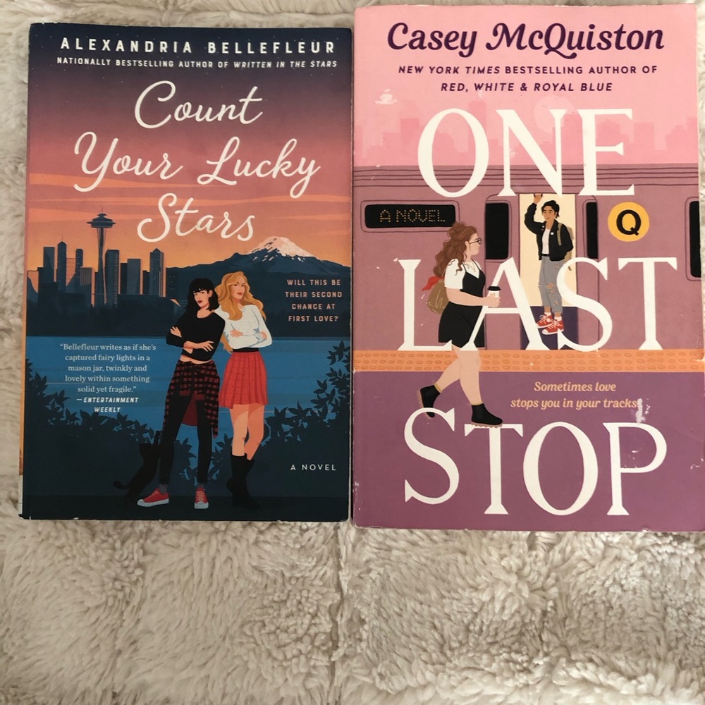 Count Your Lucky Stars and One Last Stop Books